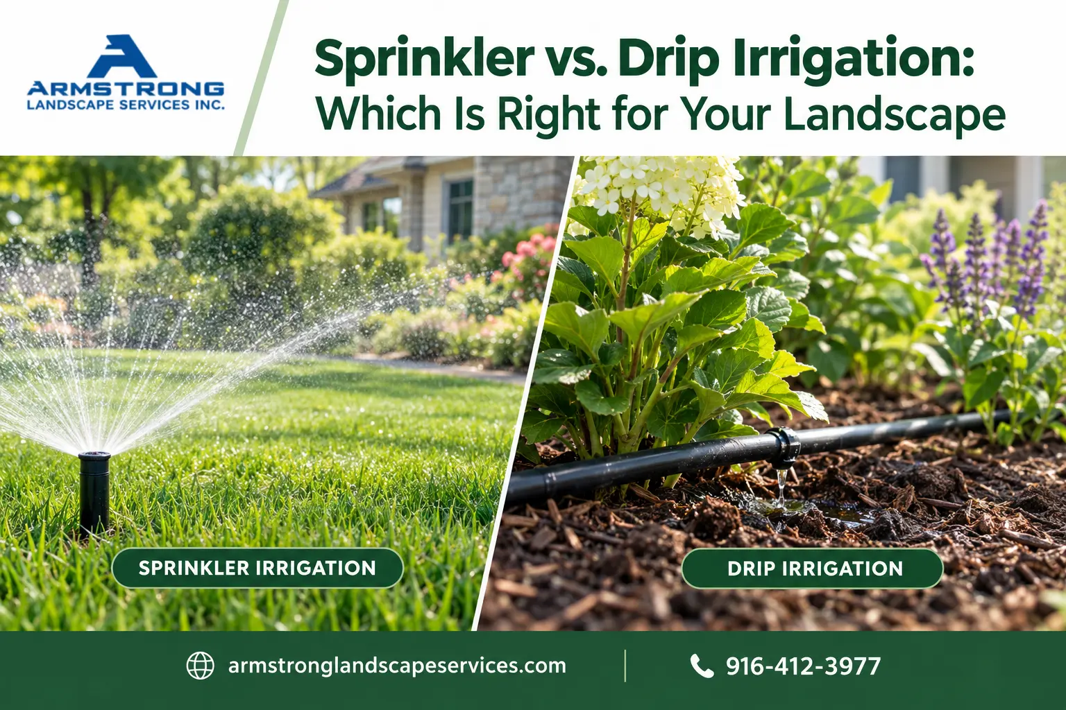 Sprinkler vs. Drip Irrigation